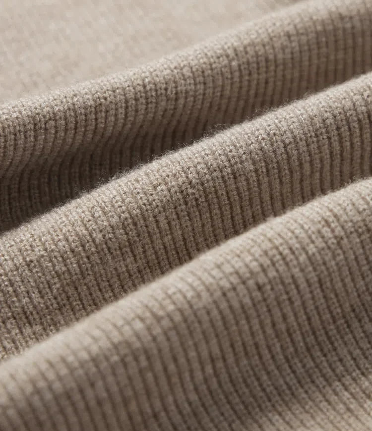 Cowl Neck Long Sleeve Stacked Casual Sweater
