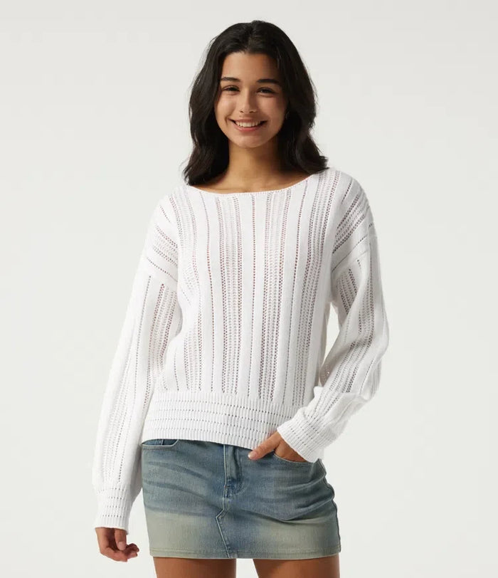 Round Neck Long Sleeve Casual Sweater