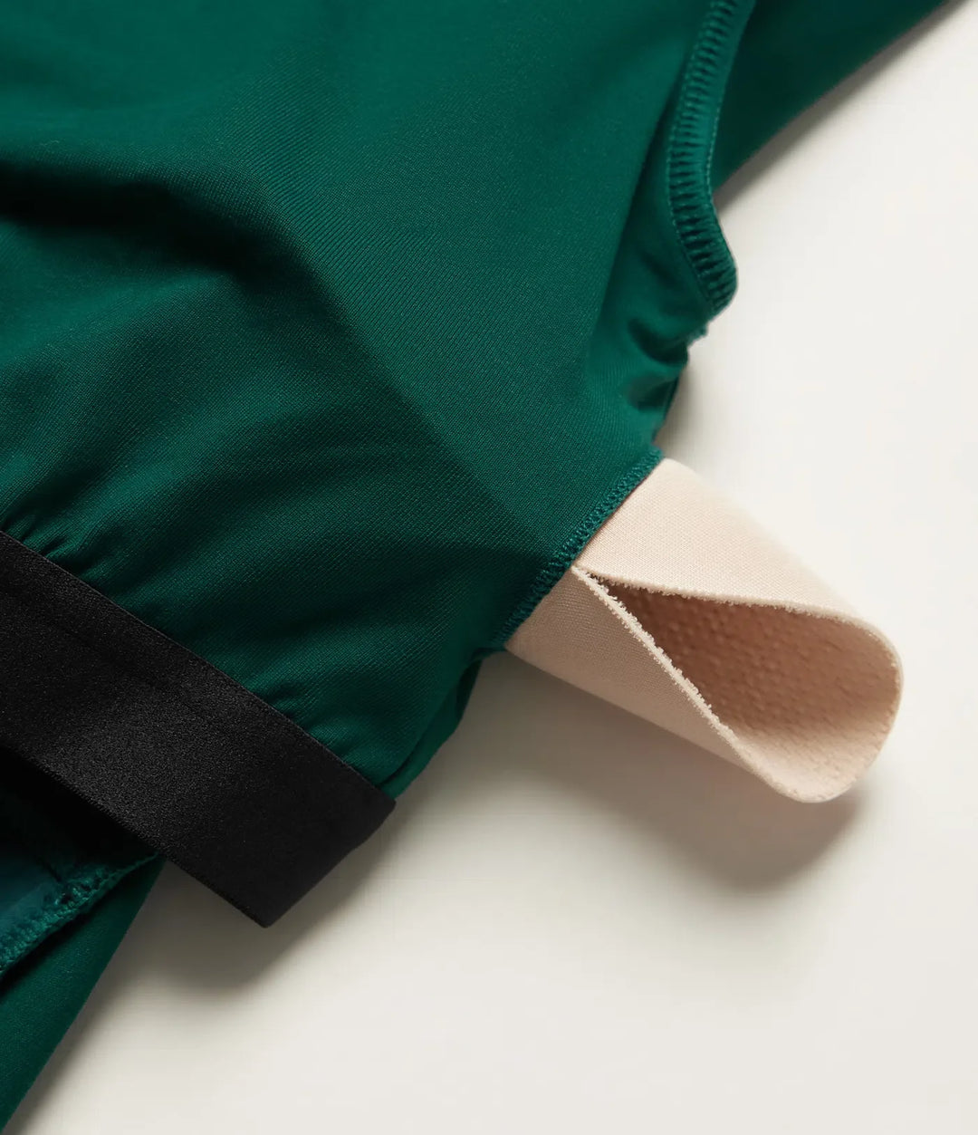 Square Neck Long Sleeve Built-in Bra Wide Leg Casual Jumpsuit with Pockets-Easy Peezy Edition