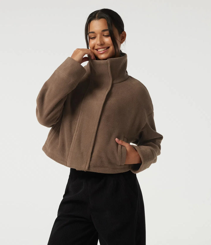 High Neck Long Sleeve Workout Jacket