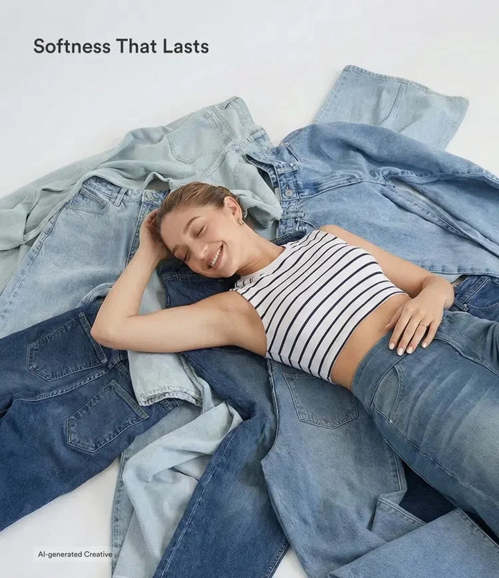 Halara Flex High Waisted Rolled Hem Casual Slim Jeans with Pockets