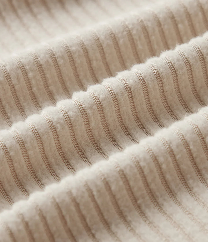 Ribbed Knit Open Front Long Sleeve Casual Longline Waterfall Cardigan with Pockets