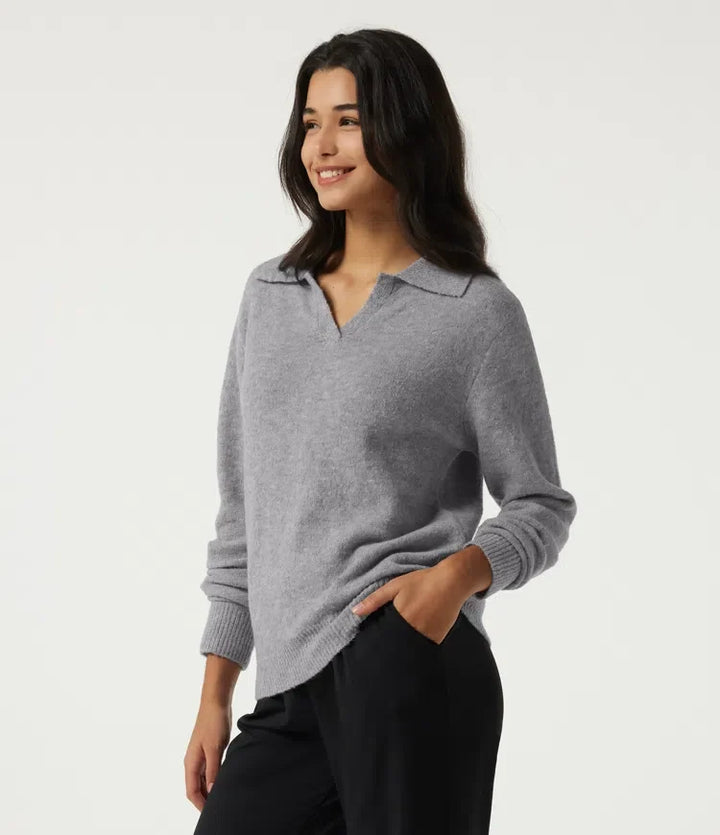 Polo Long Sleeve Work Sweater
