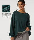 Round Neck Long Sleeve Fleece Casual Sweatshirt