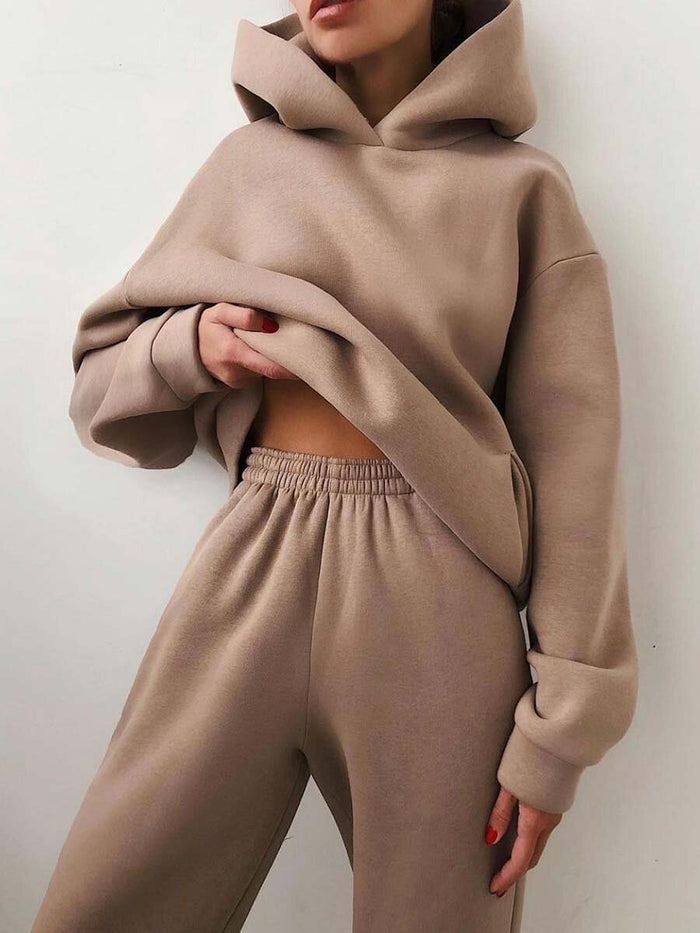 Quinn | Two-Piece Hoodie and Jogger Sweatsuit Set