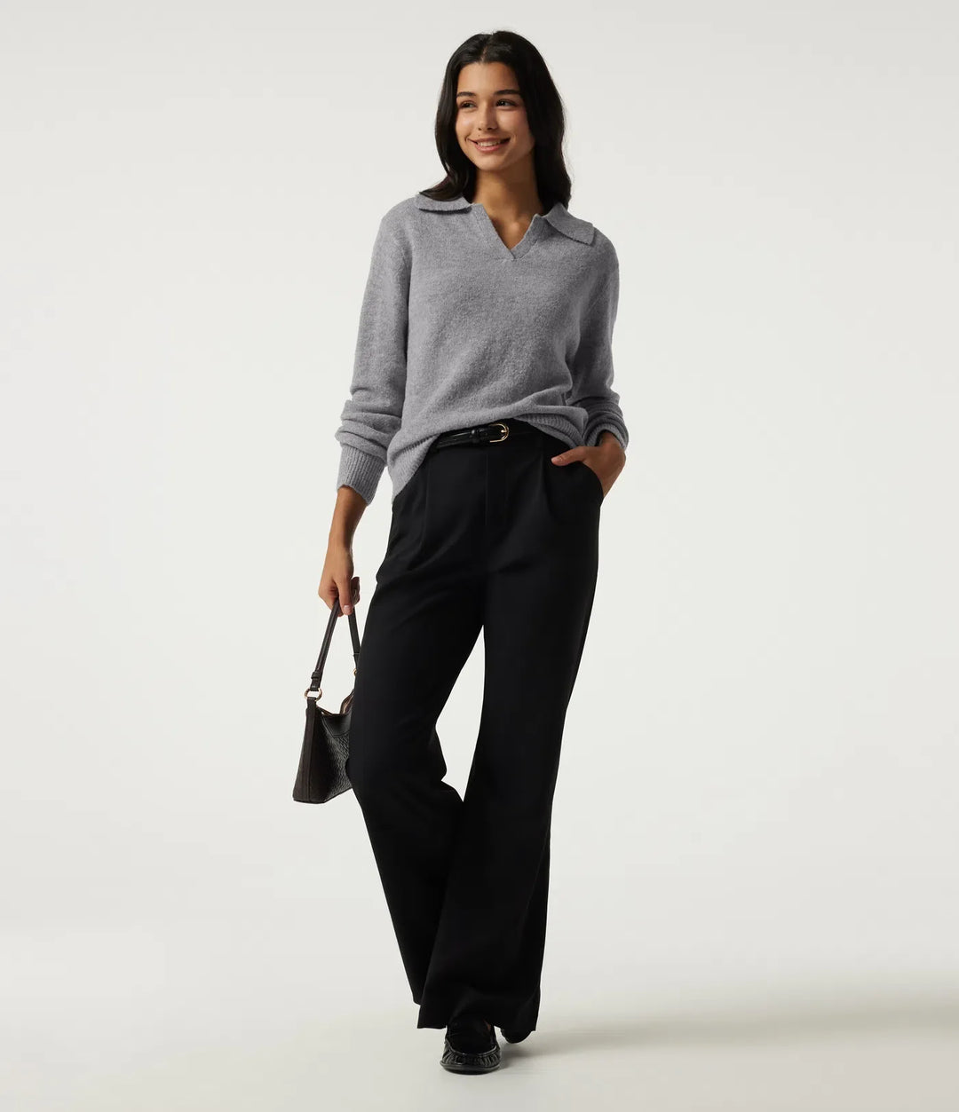 Polo Long Sleeve Work Sweater