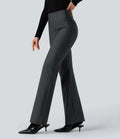 Halara Flex High Waisted Striped Work Flare Pants with Pockets