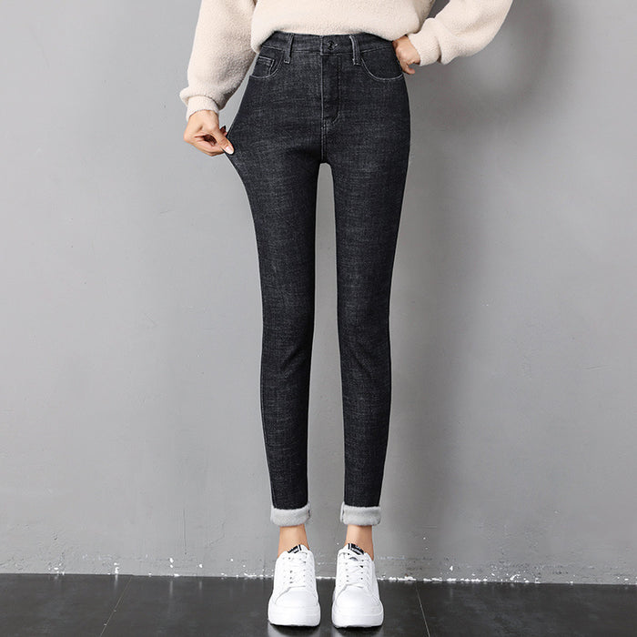 Kinsley | Fleece-Lined Skinny Jeans for Winter