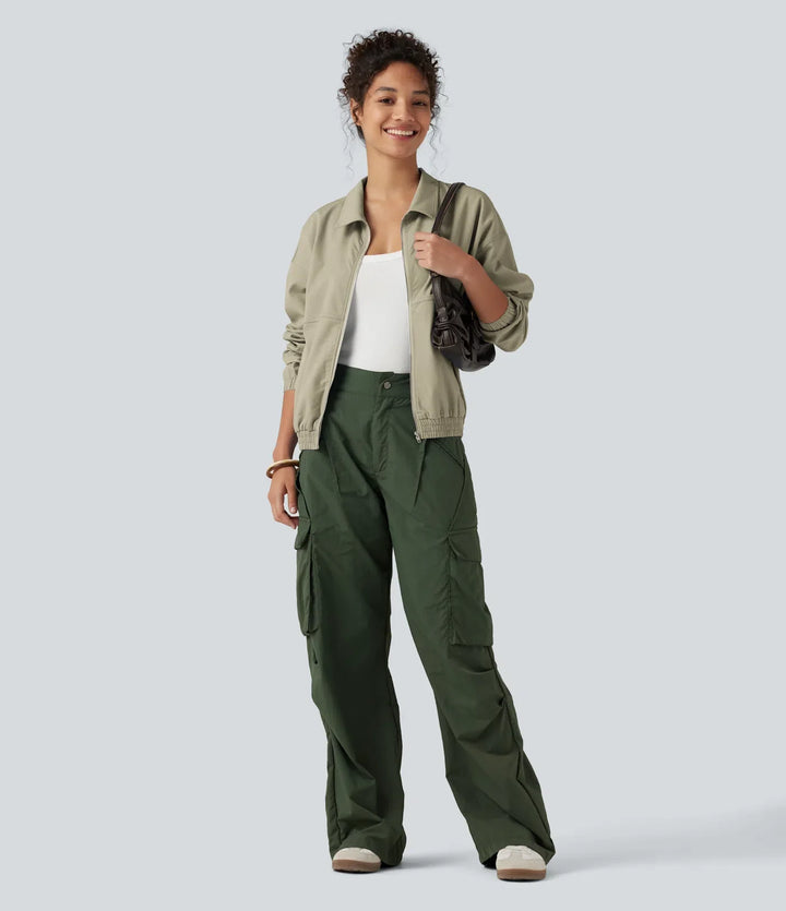 Long Sleeve Casual Jacket with Pockets