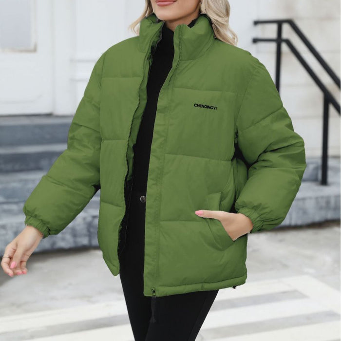 Savannah | Windproof Padded Puffer Jacket with Stand Collar