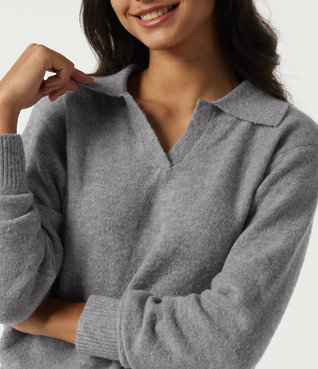 Polo Long Sleeve Work Sweater