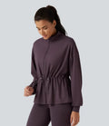 SoftlyZero High Neck Long Sleeve Yoga Jacket