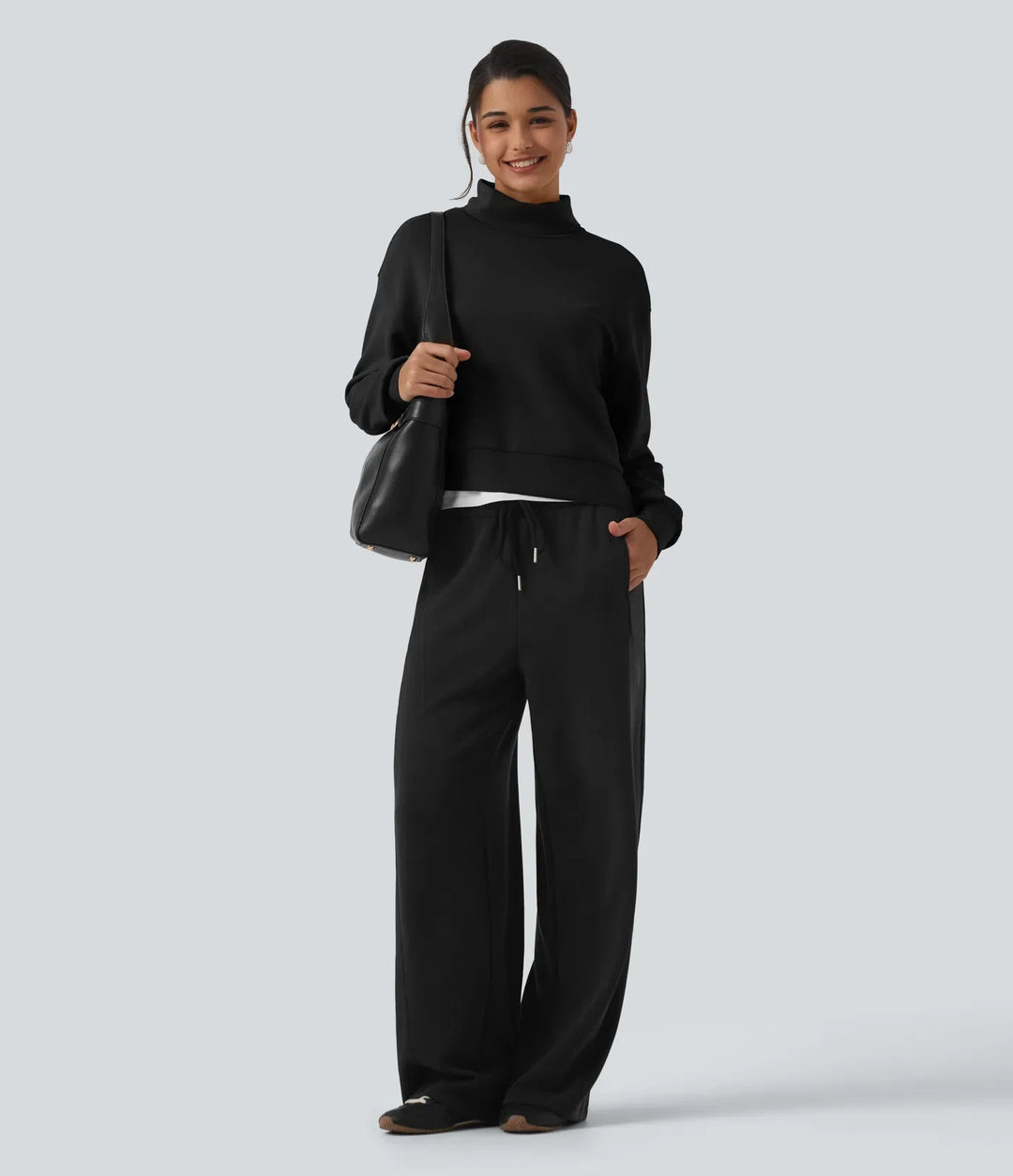 SpacerTek High Neck Long Sleeve Work Sweatshirt