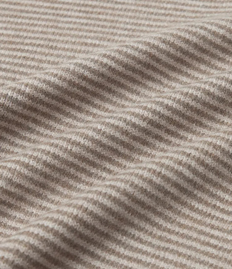 Stripe Sweater Knit Casual Scarf