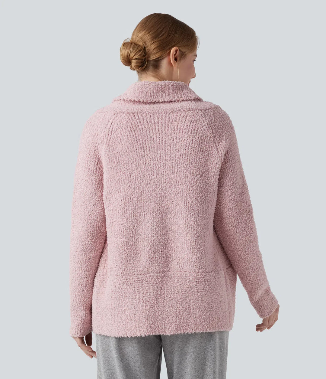 Shawl Collar Raglan Long Sleeve Casual Cardigan