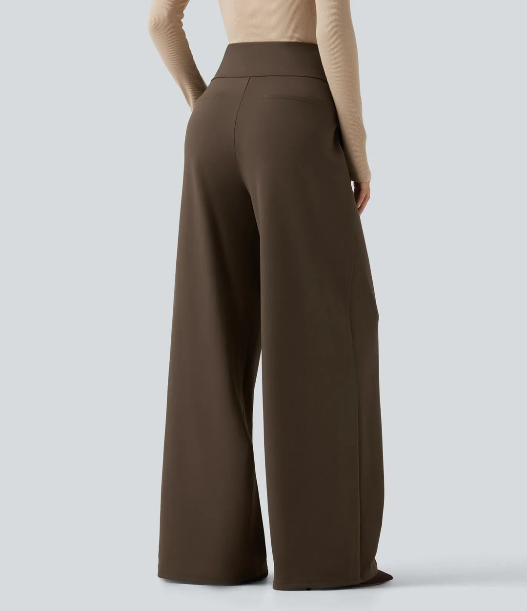 Halara Flex High Waisted Wide Leg Work Pants with Pockets