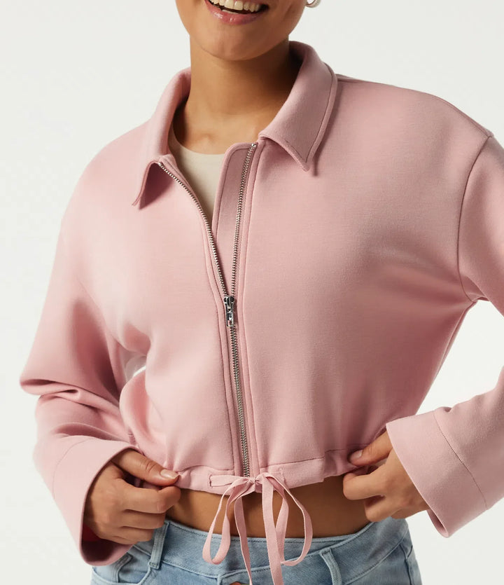 Long Sleeve Casual Shacket with Pockets