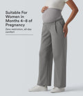 Halara Flex DayStretch Super High Waisted Straight Leg Work Maternity Pants with Pockets