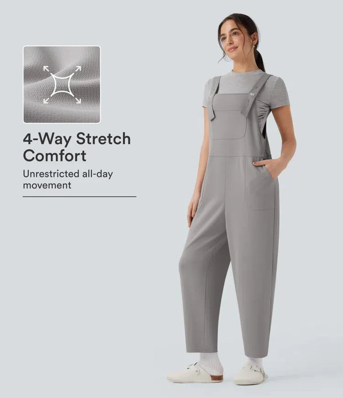 Halara Flex Crepe Casual Harem Overalls with Pockets