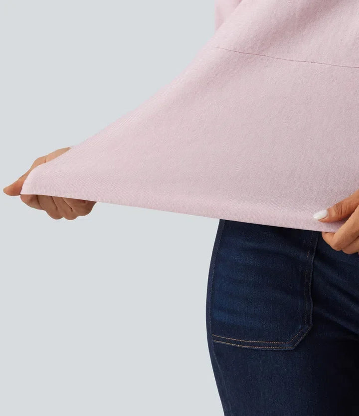 Boat Neck Long Sleeve Casual Sweater