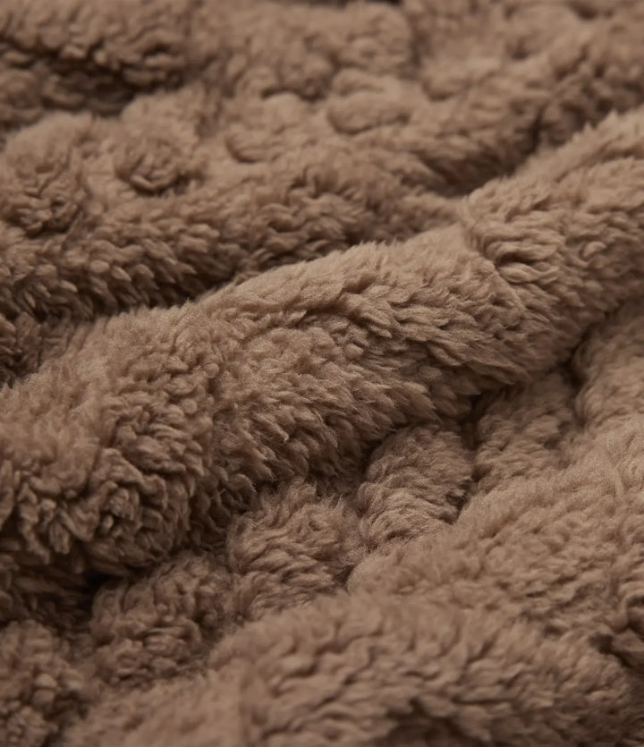 Hooded Casual Sherpa Vest