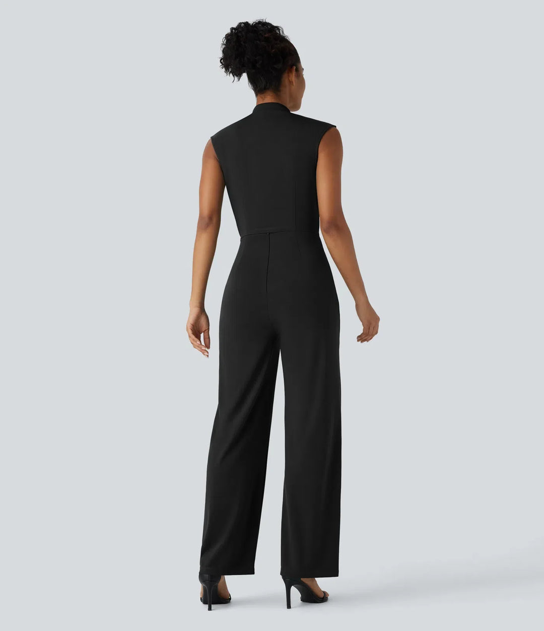 Sleeveless Belted Pocket Work Jumpsuit-Easy Peezy Edition