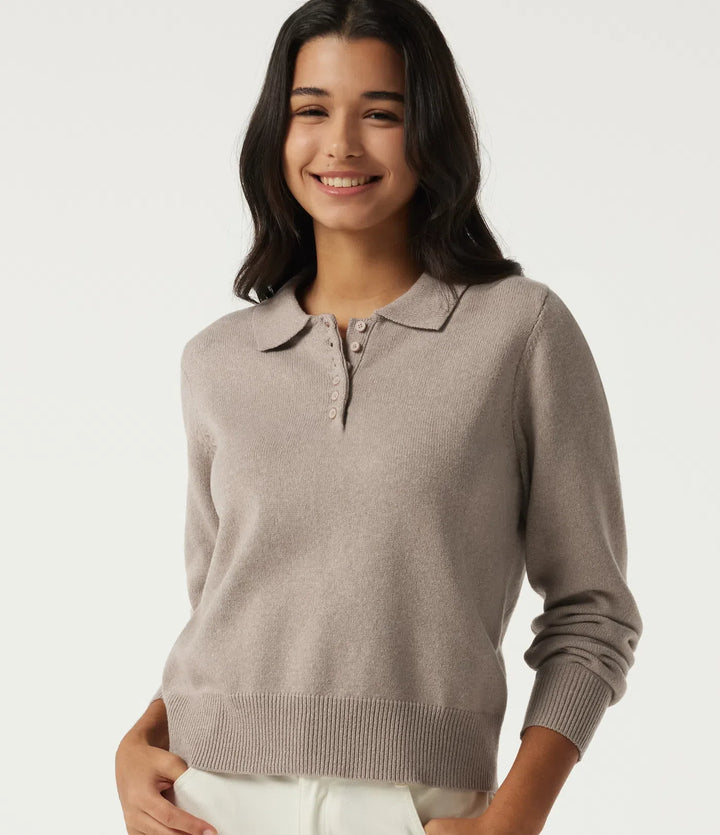 Polo Long Sleeve Work Sweater