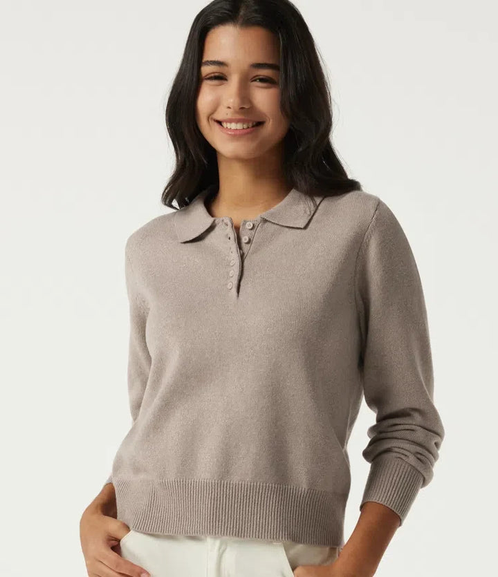 Polo Long Sleeve Work Sweater