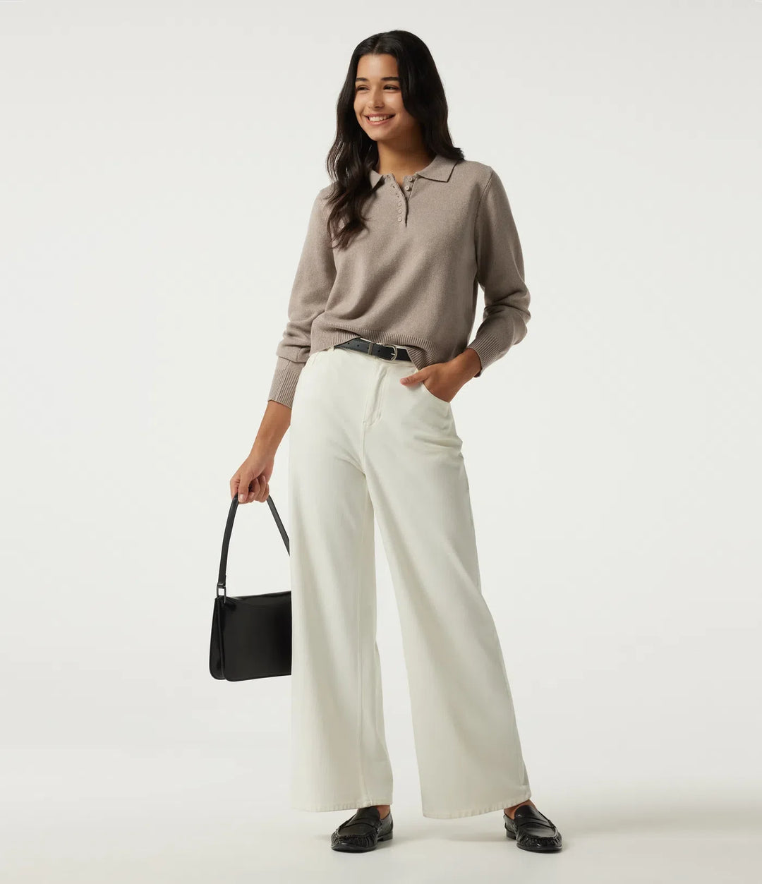 Polo Long Sleeve Work Sweater