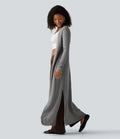 Long Sleeve Casual Longline Coat