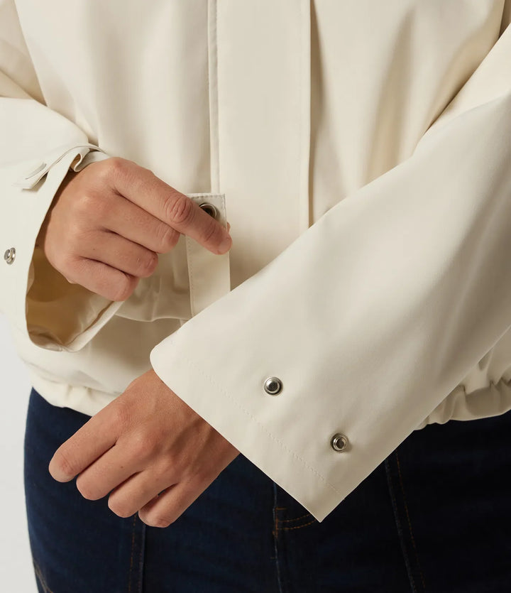Hooded Long Sleeve Casual Jacket with Pockets
