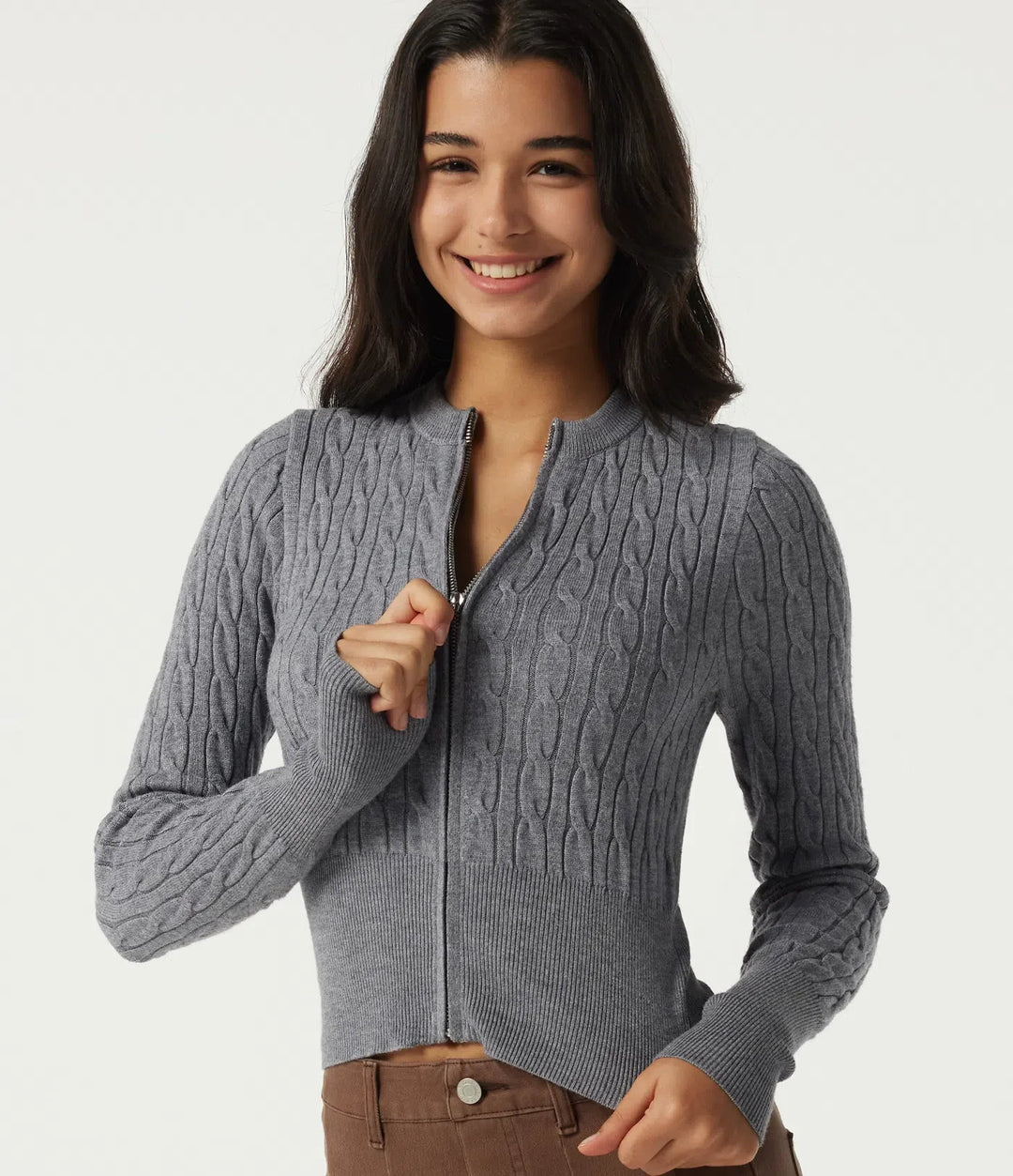 Round Neck Long Sleeve Casual Sweater