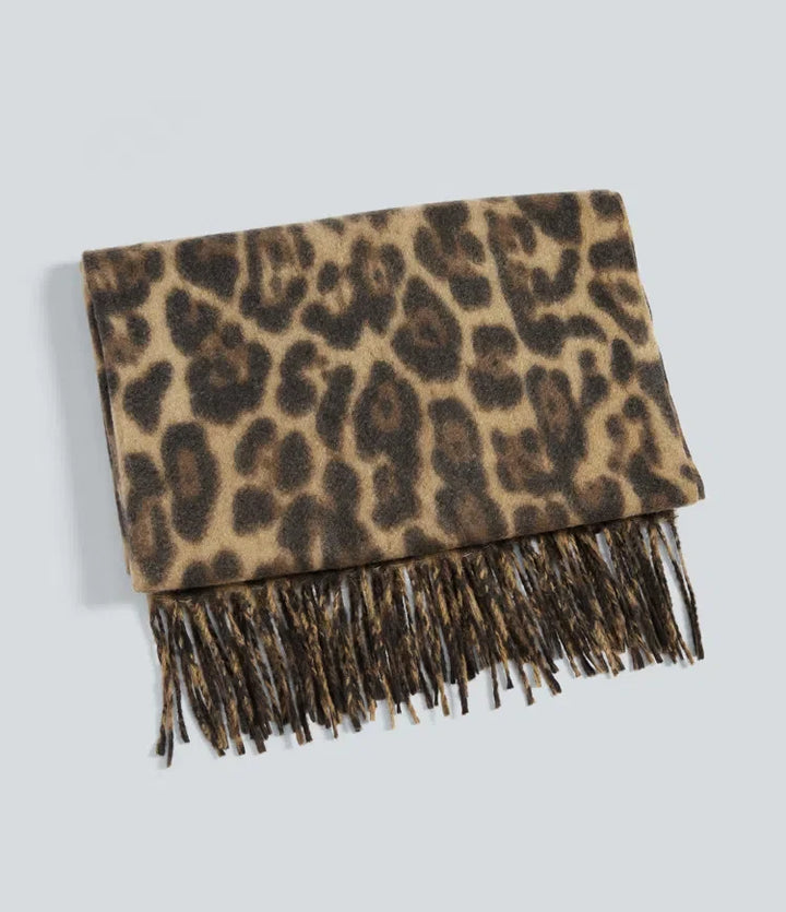 Leopard Print Casual Scarf