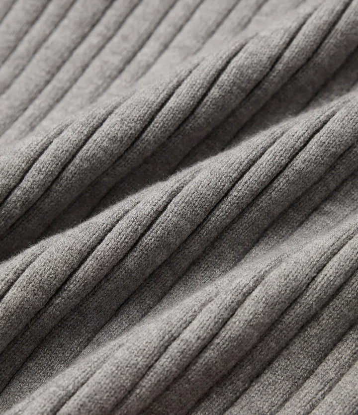 Lapel Long Sleeve Work Sweater