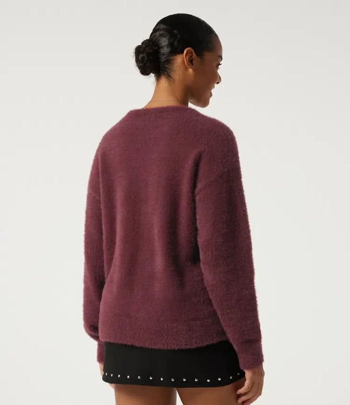 Round Neck Long Sleeve Casual Sweater