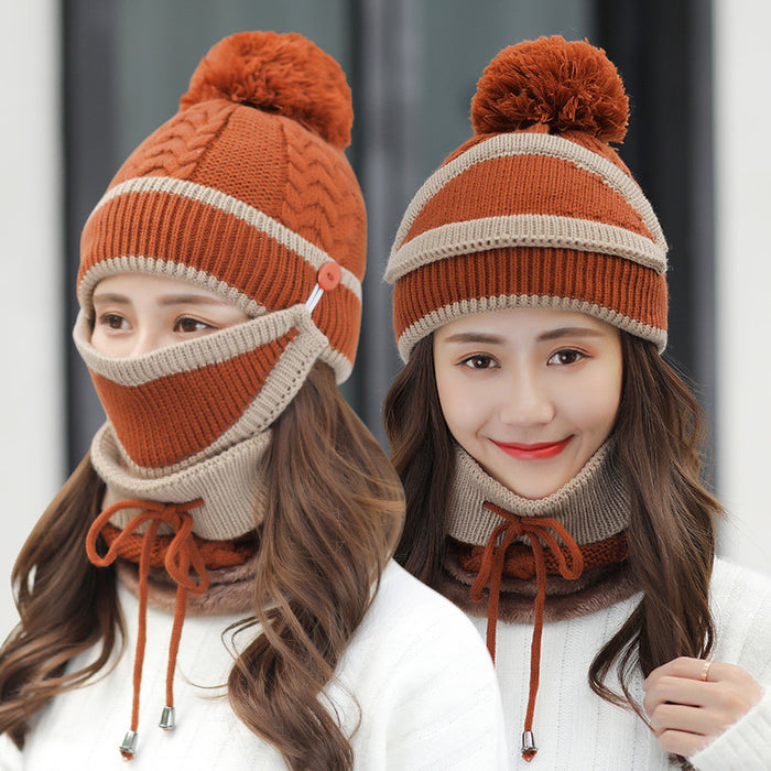 Kinsley | 3-Piece Knit Beanie, Face Mask and Neck Warmer Set