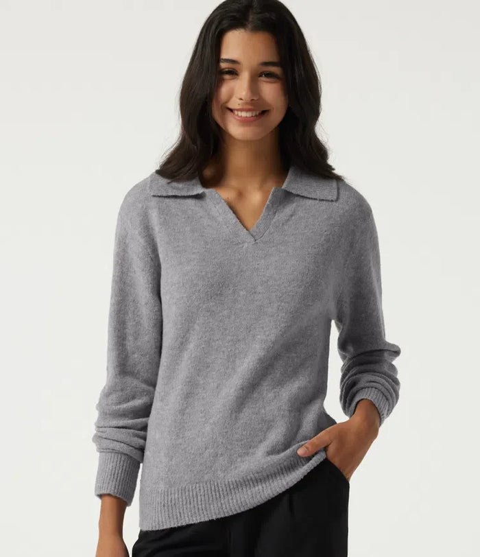 Polo Long Sleeve Work Sweater