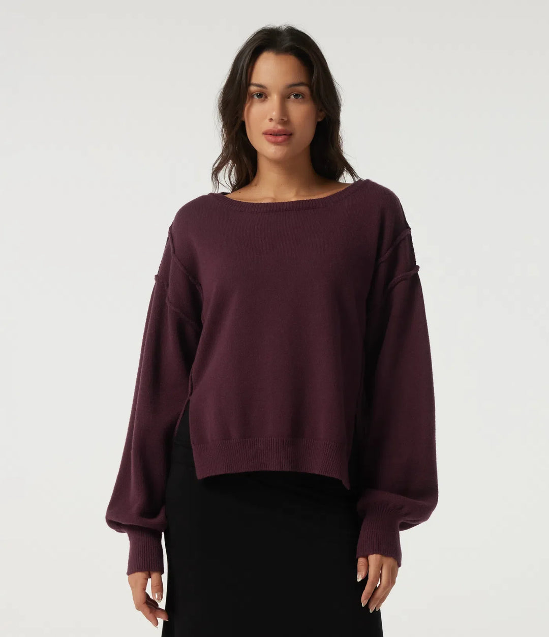 One Shoulder Long Sleeve Casual Sweater