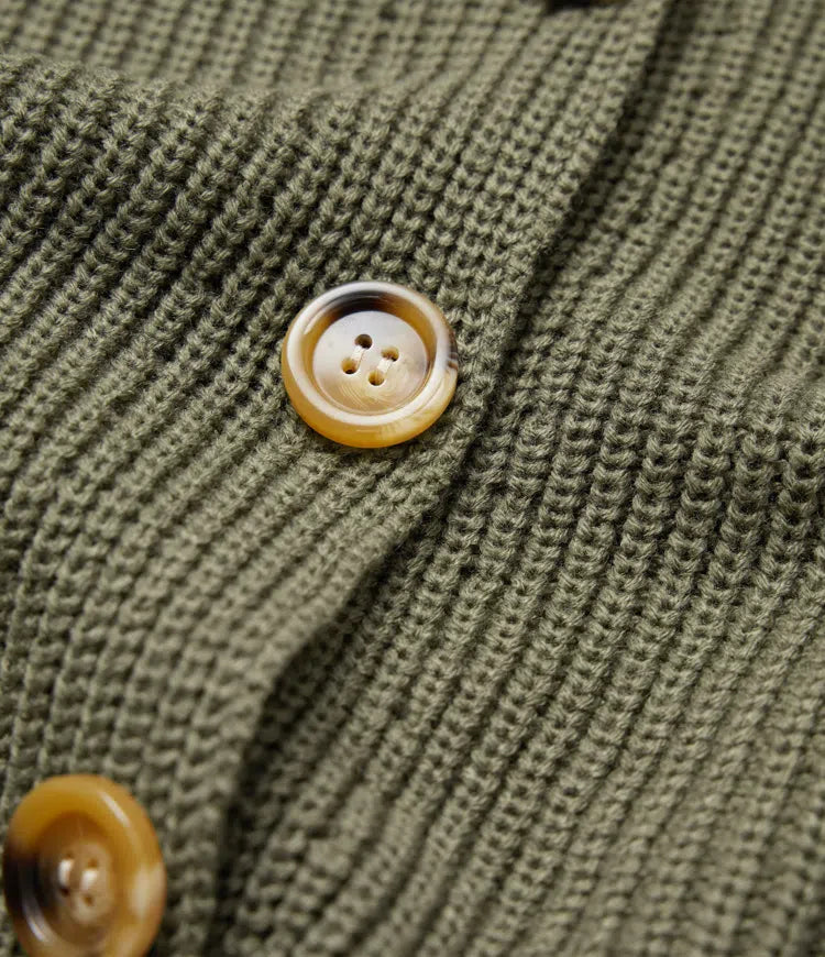 Lapel Long Sleeve Casual Cardigan with Pockets
