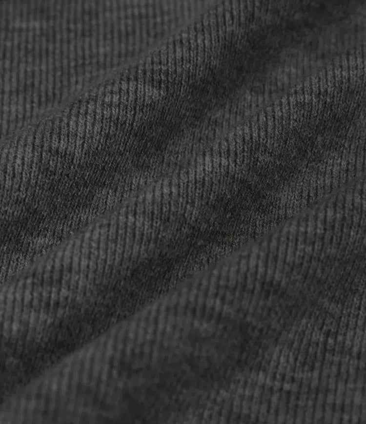 V Neck Long Sleeve Crossover Thumb Hole Casual Sweater