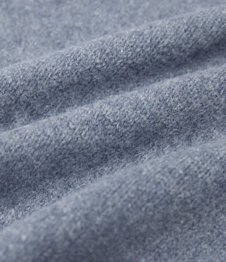 Round Neck Long Sleeve Work Sweater