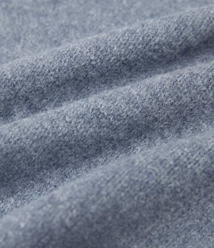 Round Neck Long Sleeve Work Sweater