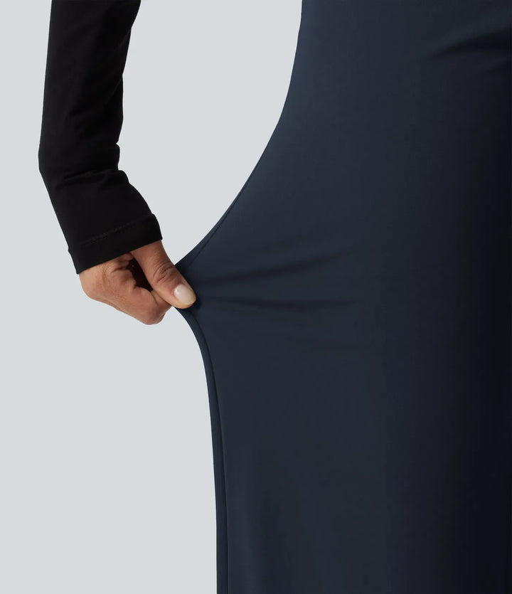 Halara Flex DayStretch Low Rise Straight Leg Work Pants with Pockets