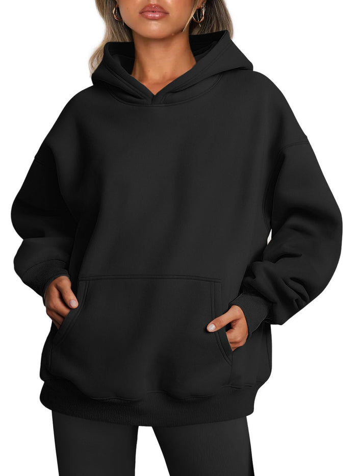 Avery | Oversized Fleece Lined Hoodie with Kangaroo Pocket