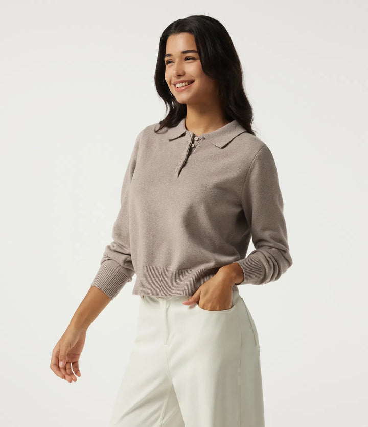 Polo Long Sleeve Work Sweater
