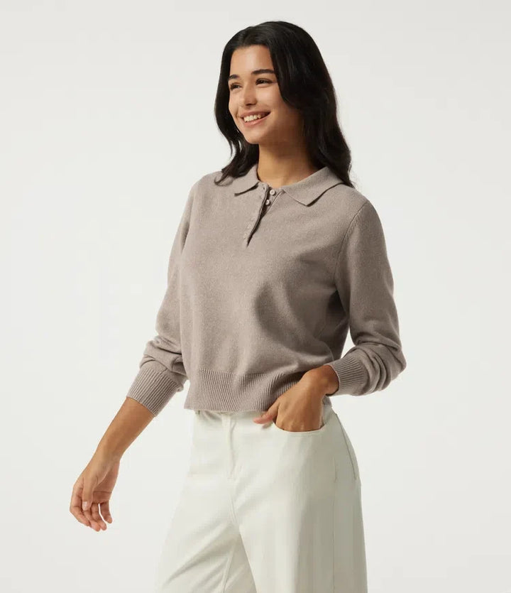 Polo Long Sleeve Work Sweater