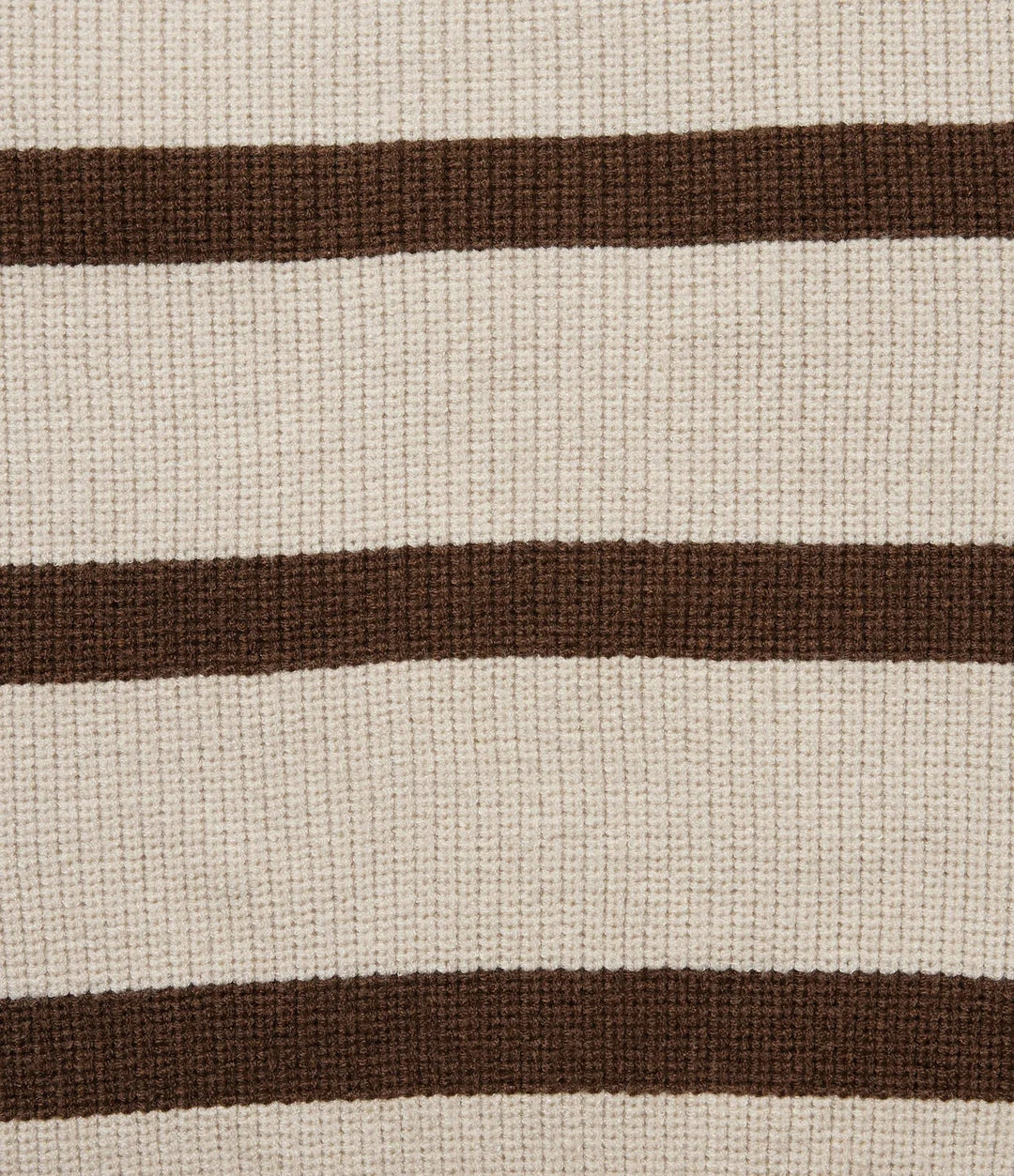 Round Neck Cold Shoulder Long Sleeve Stripe Work Sweater