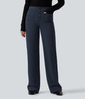 Halara Flex DayStretch Low Rise Straight Leg Work Pants with Pockets