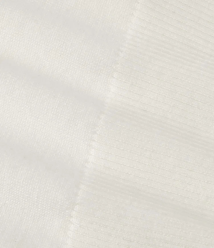 V Neck Short Sleeve Ruched Slim Casual Sweater