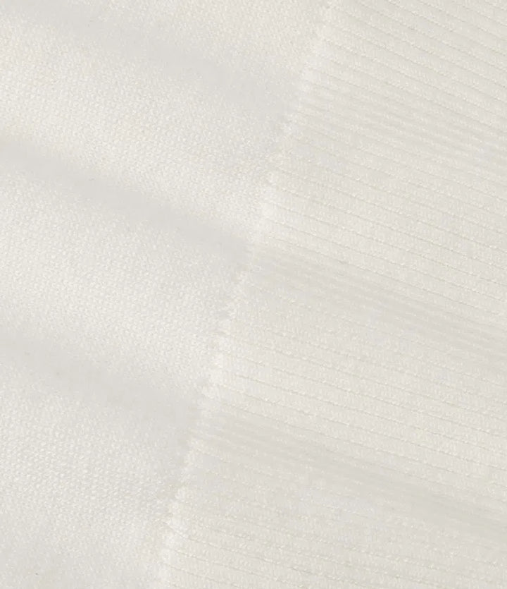 V Neck Short Sleeve Ruched Slim Casual Sweater